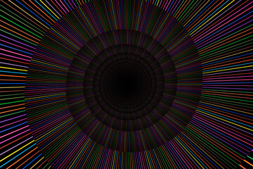 Abstract Pseudo Depth Spiral background