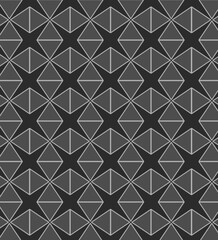 Fototapeta premium seamless geometric pattern wallpaper background in grey