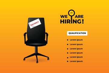 We are hiring announcement banner design