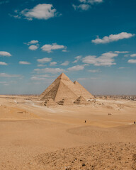 Great Pyramids of Giza, Egypt - obrazy, fototapety, plakaty