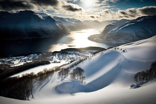 Norway's Volda region is stunning. Generative AI