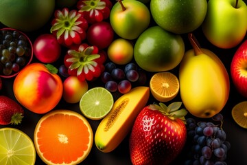 fruits and vegetables ai generative