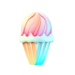 cupcake with cream