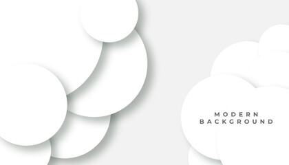 Modern abstract light silver background elegant circle shape design