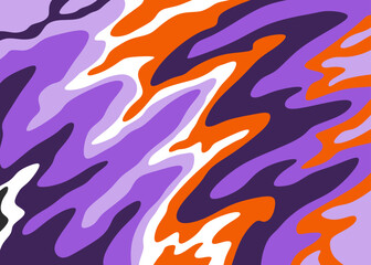 Naklejka premium Abstract background with colorful oil painting pattern. Acrylic oil painting illustration