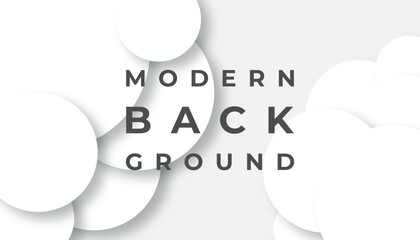 Modern abstract light silver background elegant circle shape design