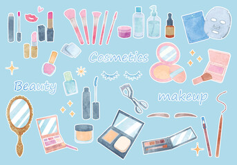 水彩画　白いふち付き