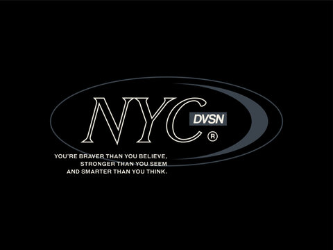 design tshirt streetwear clothing nyc vector typography perfect for modern apparel