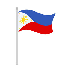 Philippines Travel Flag Composition