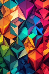 Colorful patterns as abstract background wallpaper ,made with Generative AI