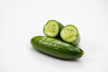 cucumber on a white background