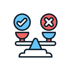 Ethics icon in vector. illustration