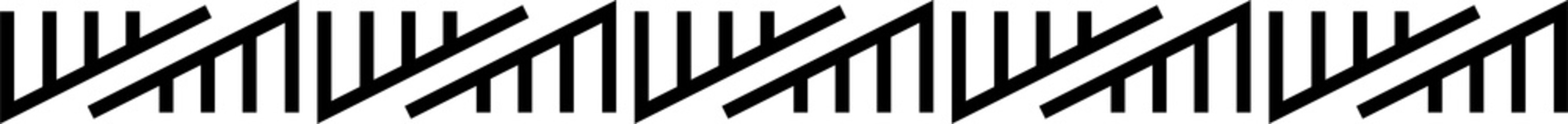 Abstract geometric text divider. PNG with transparent background.