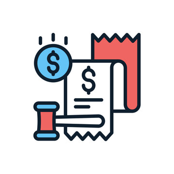 Fine icon in vector. illustration