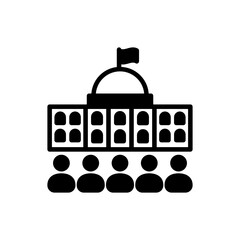 Public Law icon in vector. illustration