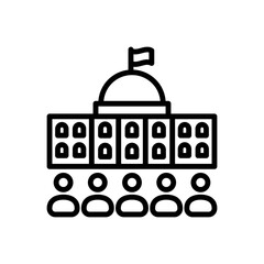 Public Law icon in vector. illustration