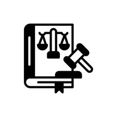 Law Book icon in vector. illustration