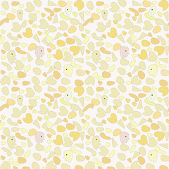 Seamless yellow abstract vector pattern