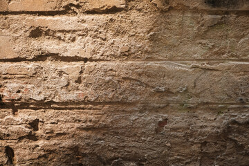 Walls made of stone , stone texture for background.