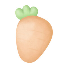 Watercolor carrots 