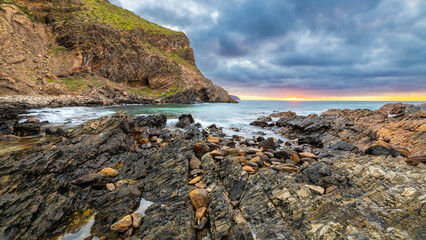 Iconic Second Valley coastal view at sunset, Fleurieu Peninsula, South Australia