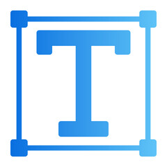 text box gradient icon
