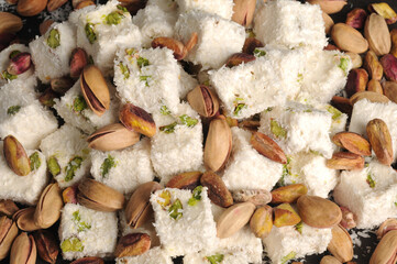 turkish delight with pistachios