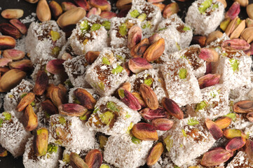 turkish delight with pistachios