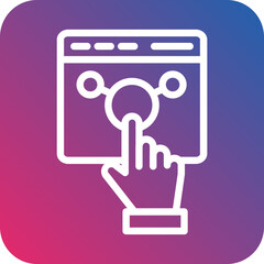 Vector Design Interact Icon Style