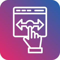 Vector Design Slide Icon Style