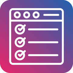 Obraz premium Vector Design Survey Icon Style