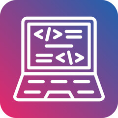 Vector Design Coding Icon Style