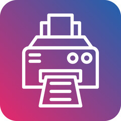 Vector Design Printer Icon Style