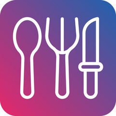 Vector Design Cutlery Icon Style