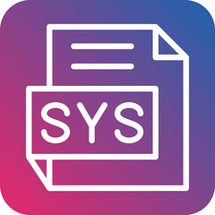 Vector Design SYS Icon Style