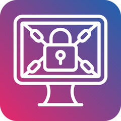 Vector Design Ransomware Icon Style