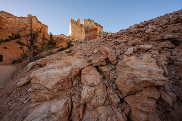 Fototapeta premium Bryce Point Looks Like The Bow Of a Battle Ship From Below