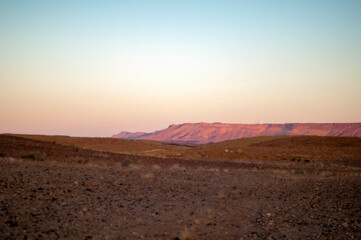 Fototapeta na wymiar valley in the Ramon desert in Israel
