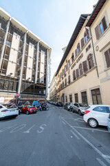 Fototapeta na wymiar Florence, Italy - September 13, 2021: Majestic Building in Florence