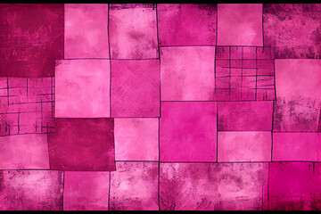 pink grunge squares background