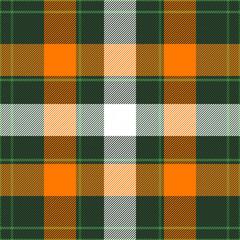 St. Patrick day plaid tartan