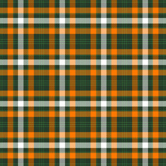 St. Patrick day plaid tartan