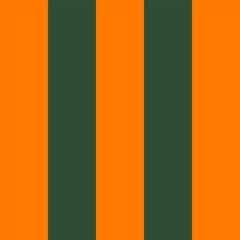 Pattern green and orange vertical strips