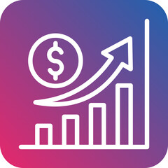 Vector Design Stocks Icon Style