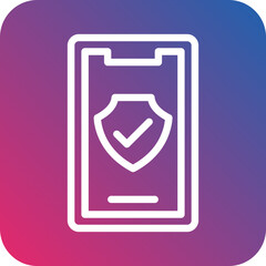 Vector Design Mobile Safety Icon Style