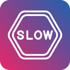 Vector Design Slow Icon Style
