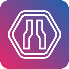 Vector Design Ahead Icon Style