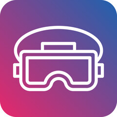 Vector Design Vr Glasses Icon Style