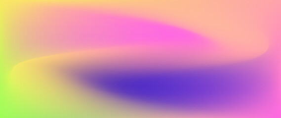 Abstract blue pink yellow green gradient background. Nature gradient background. Vector illustration. Suitable for your graphic design, banner or poster.