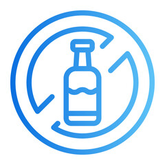 toilet paper gradient icon